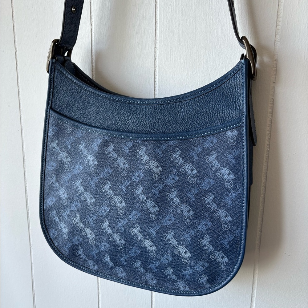 Coach Emery Crossbody with Horse and Carriage Print - Blue - Picture 2 of 13